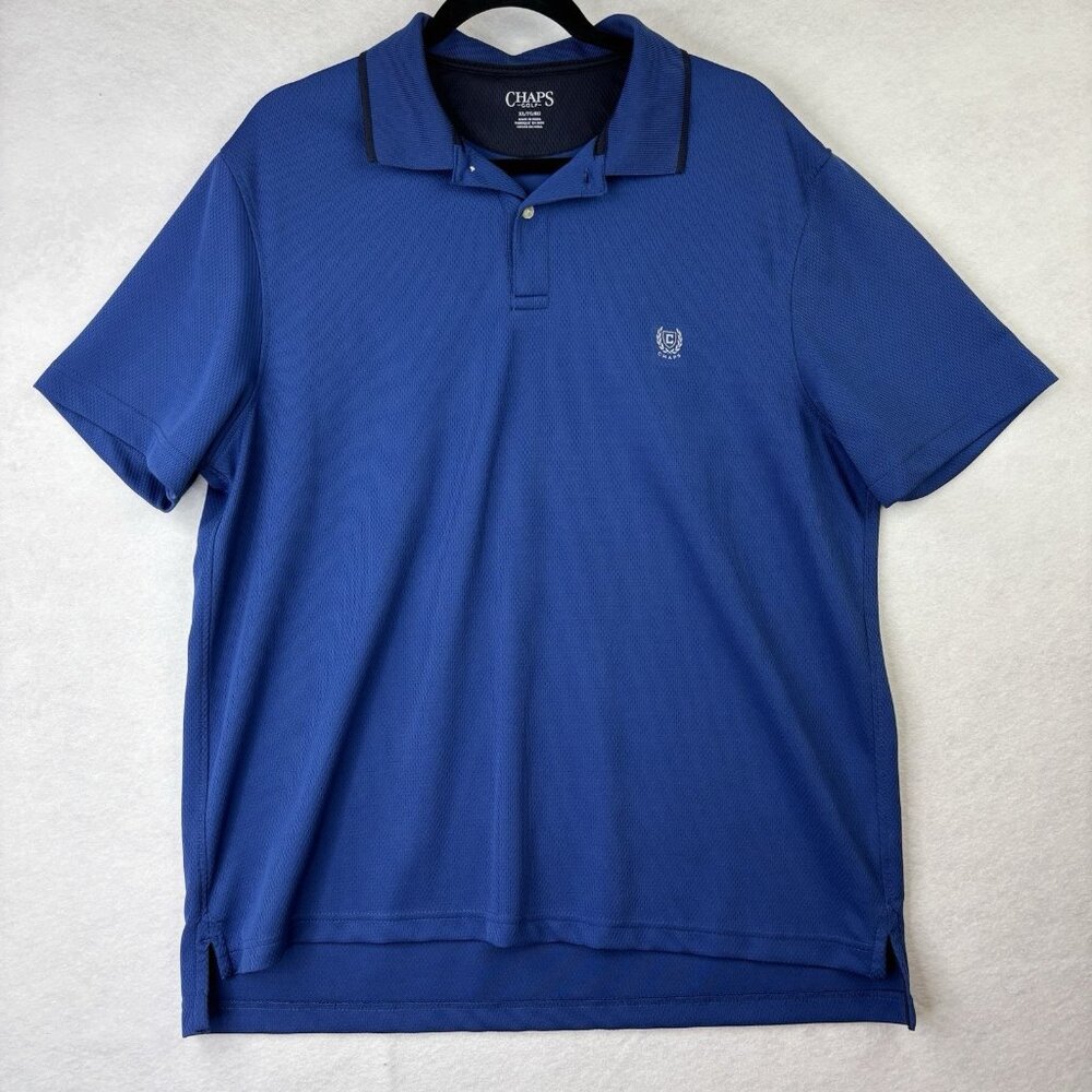 Chaps Golf Polo Shirt Stay Dry Wicking Mens Size XL Short Sleeve Classic Fit